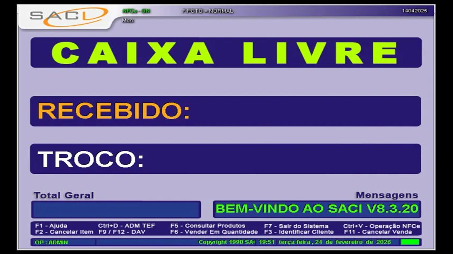 SACI PDV - Caixa